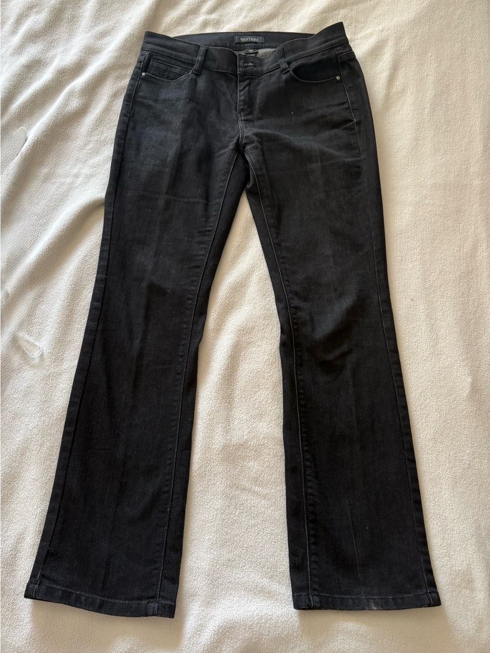 Express Black Flare Jeans - Women's Wide Leg